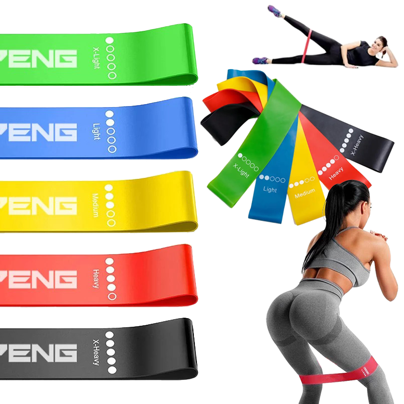 Yoga Fitness Resistance Band - Widerstands-Übungs-Loop-Bänder-Set, Trainingsbänder für Damen und Herren,